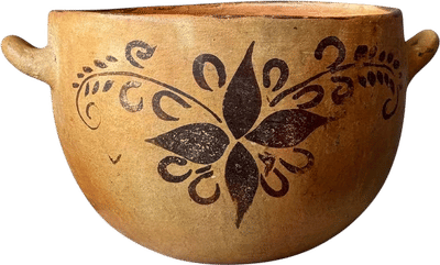 Hand Painted Ceramic Bowl From Guerrero, Mexico, 1970s
