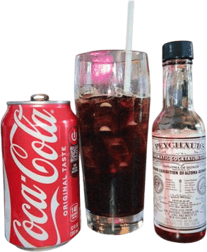 Hangover Alleviation: Coke + Peychaud's bitters