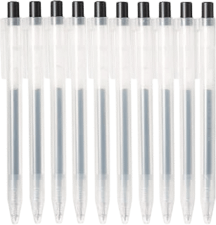 Muji smooth gel ink ballpoint pen
