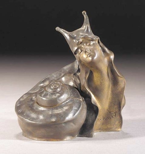 Snail Lady Inkwell