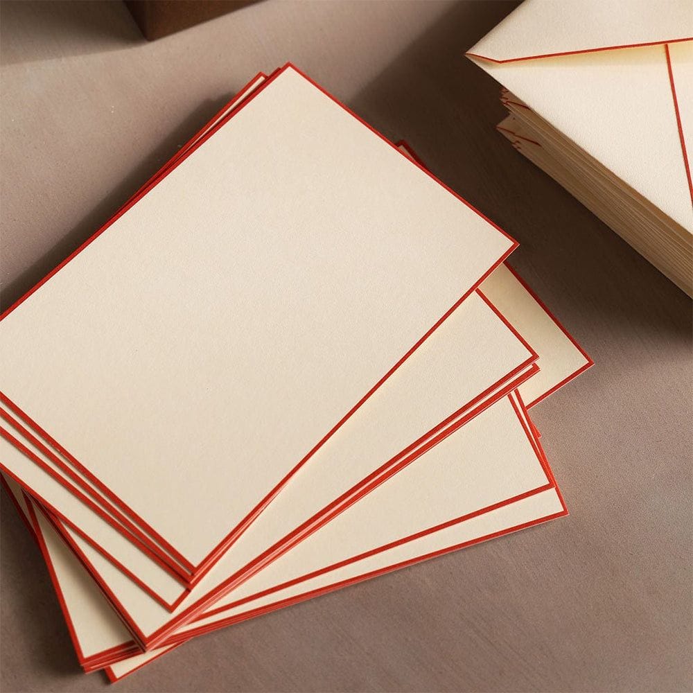 Rossi Classica Italiana Red Stripe Stationery Set (25)
