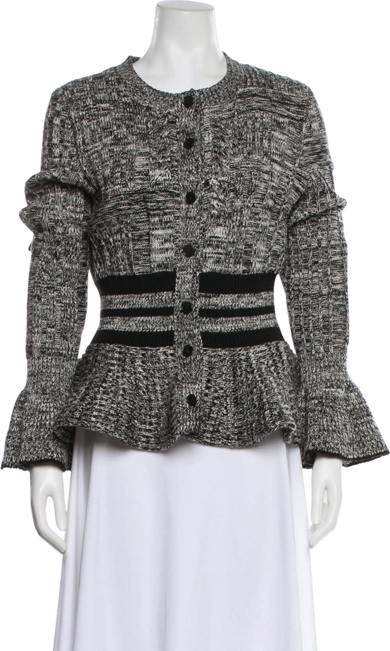 Alexander McQueen Wool Tweed Pattern Evening Jacket