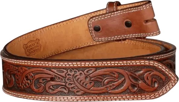 Full-grain Leather Belt with a replaceable buckle
