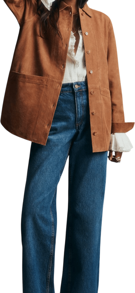 Will Jacket - Camel Suede - Goat leather