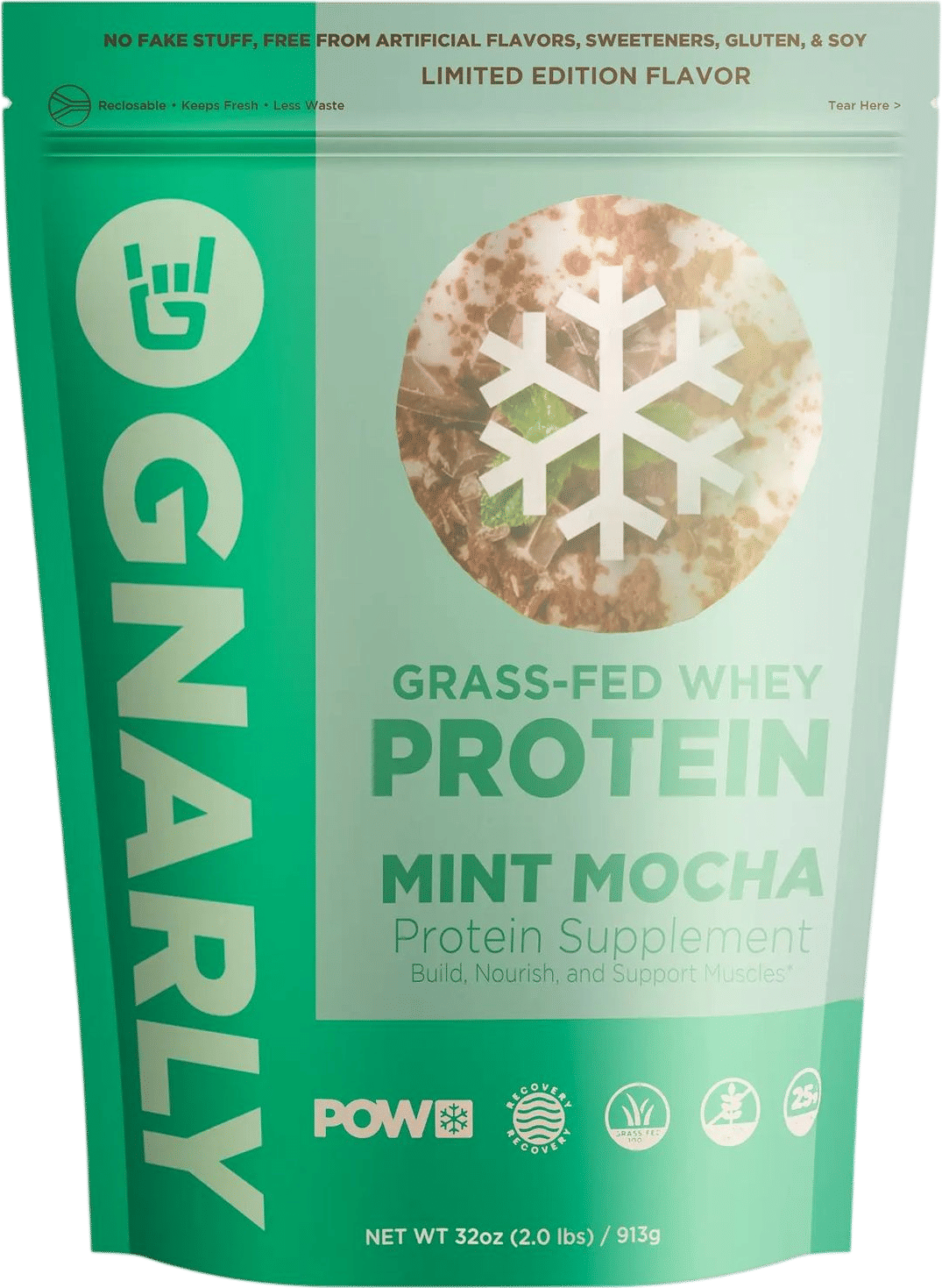 Protect Our Winters x Gnarly Mint Mocha Whey