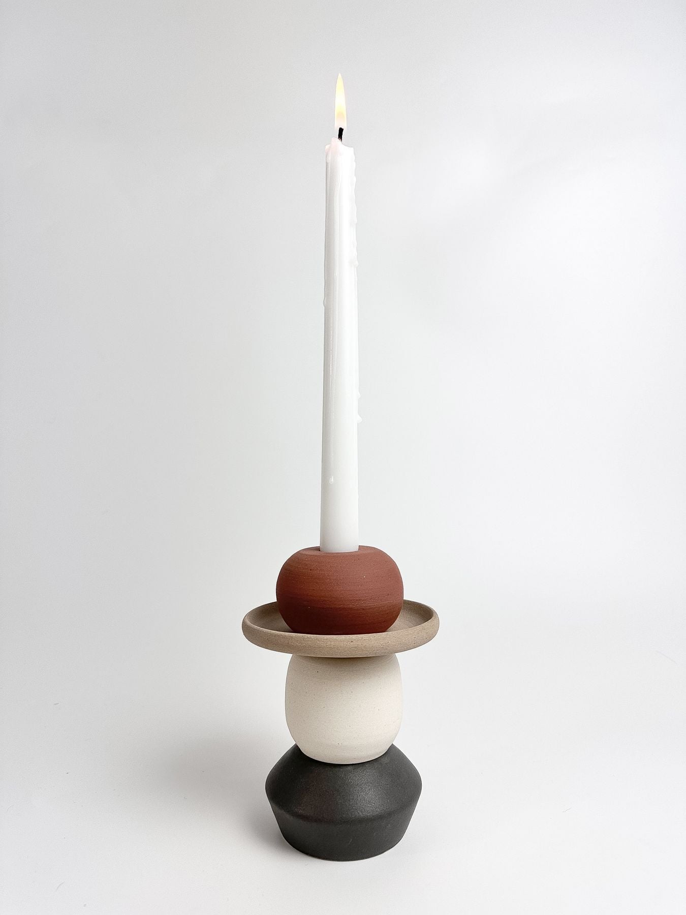 AND Ceramic Studio Reversible Candle Holder