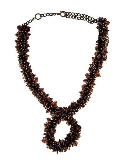 Bead-Embroidered Necklace