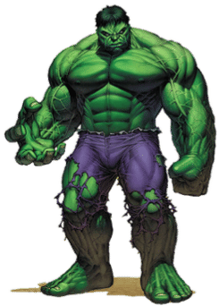 doing a hulk impression but only saying  the words "no peanut butter"