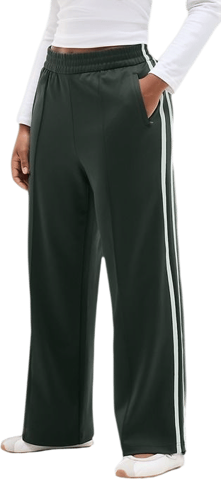 Athleta Tempo Mid Rise Wide Leg Track Pant