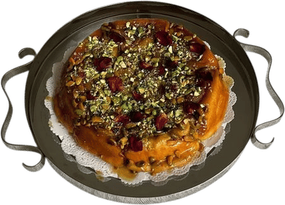 Cardamom, Pistachio & Citrus Sticky Buns with a Rose & Orange Blossom Infused Honey Syrup Recipe