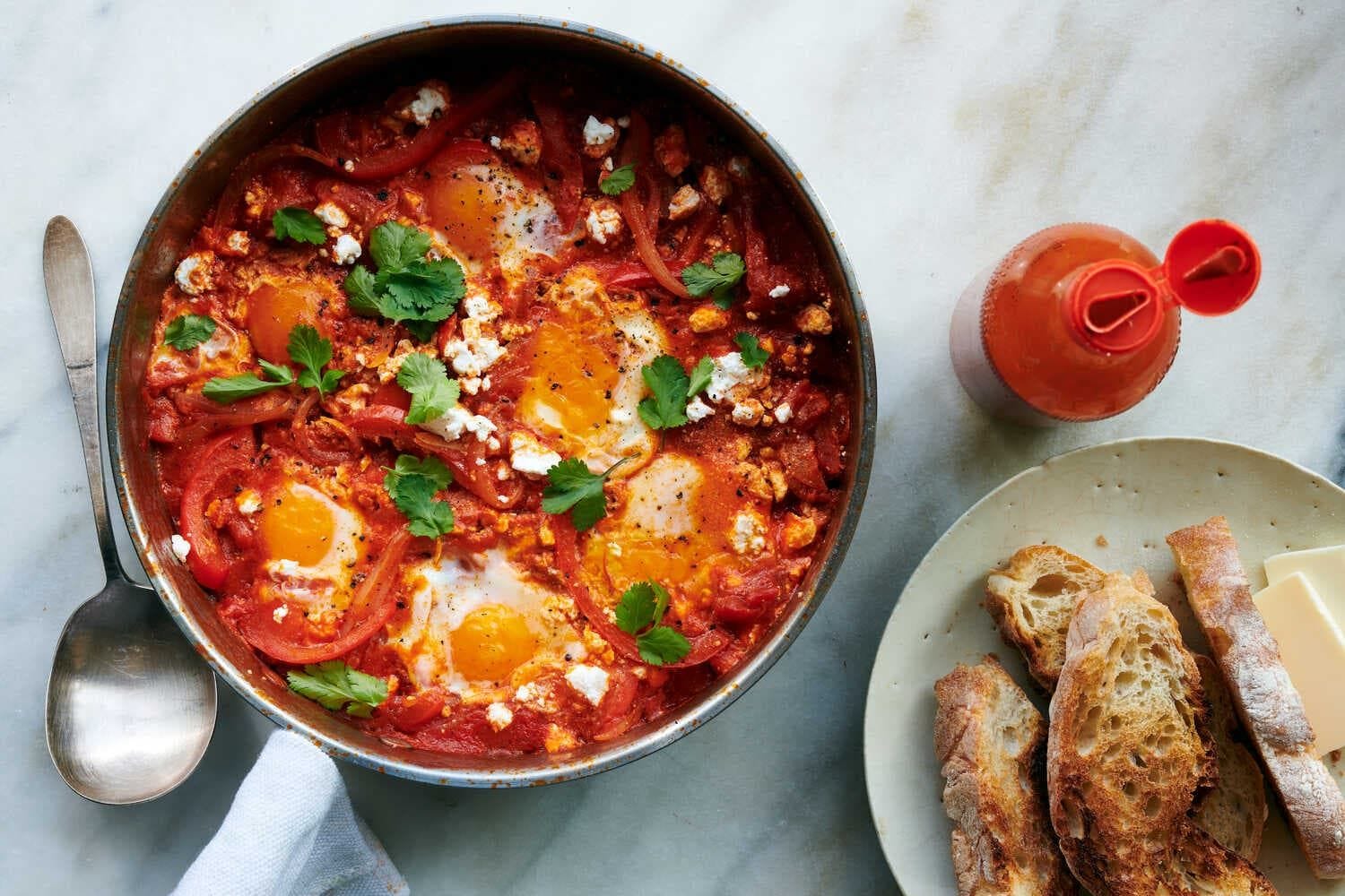 Shakshuka With Feta (Melissa Clark)