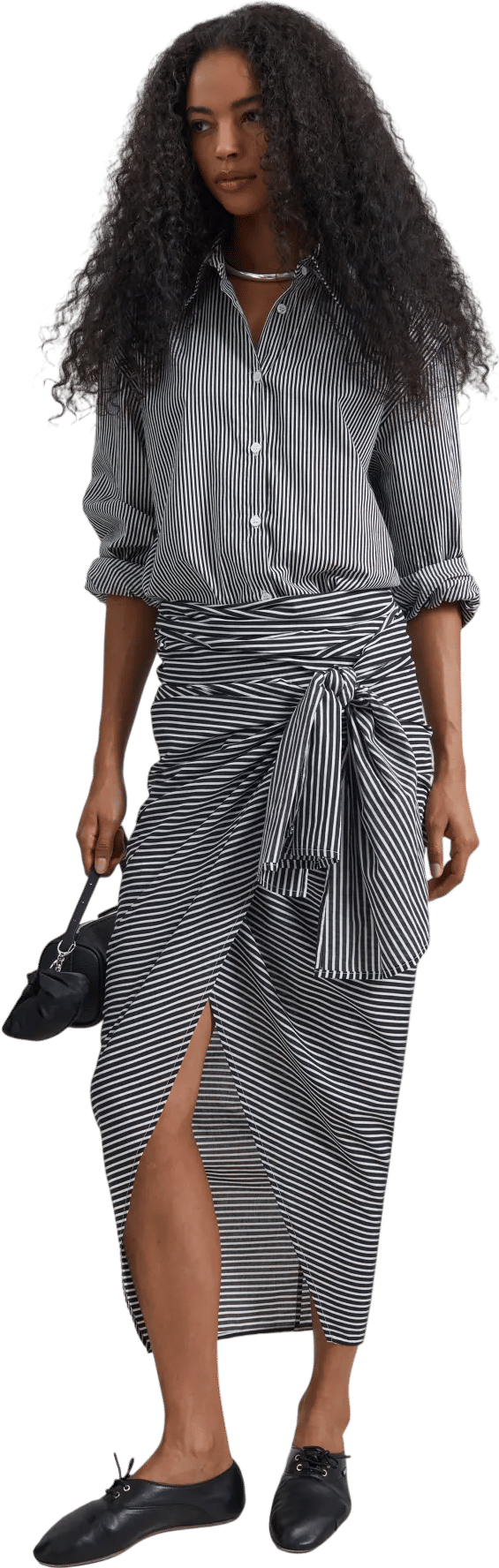 The Frankie Shop Thira Wrap Skirt