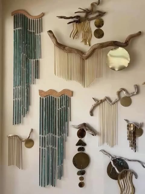 Driftwood + Metal Sculptures