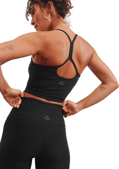 Spacedye Slim Racerback Cropped Tank
