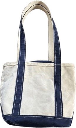 L.L. Bean Vintage 80s-90s Canvas Boat and Tote Bag