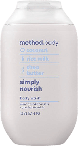 Method body wash (SPECIFICALLY THE SHEA BUTTER, RICE MILK, COCONUT SCENT)