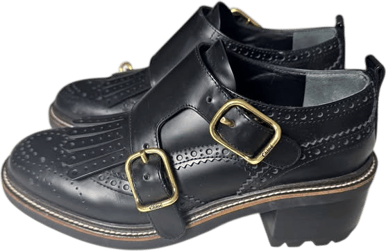 Chloé Black Leather Shoes