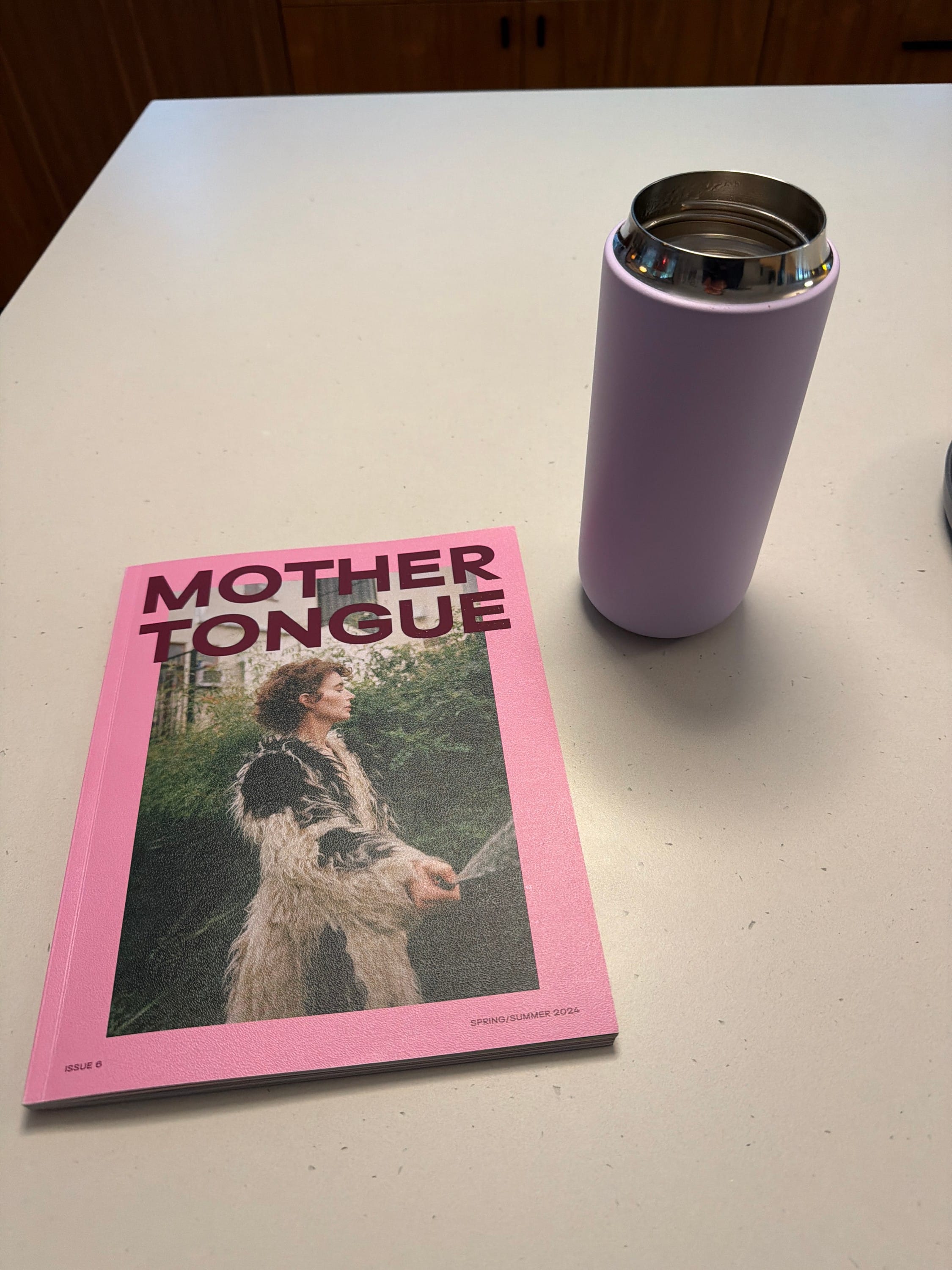 Read print instead of my email with my morning cuppa