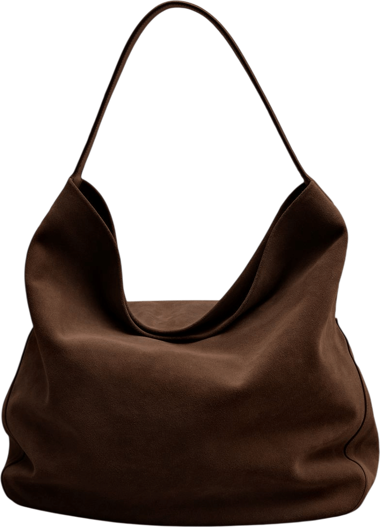 Kallmeyer Toulon Slouch Bag in Suede