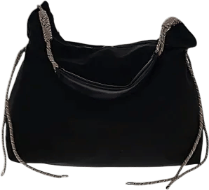 Hobo Bag with Braided Straps