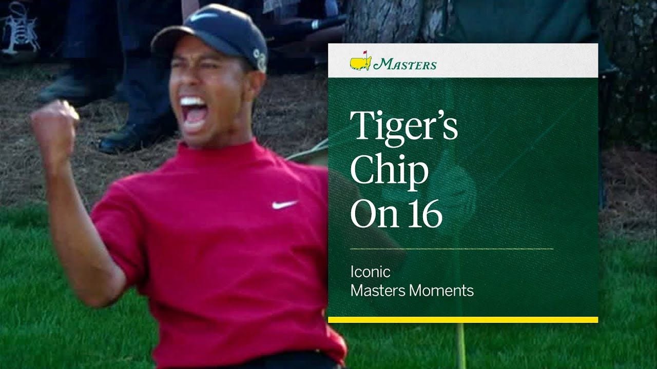 Tiger 16th Hole at the masters