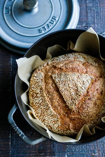 Easy No-Knead Sourdough Bread Recipe
