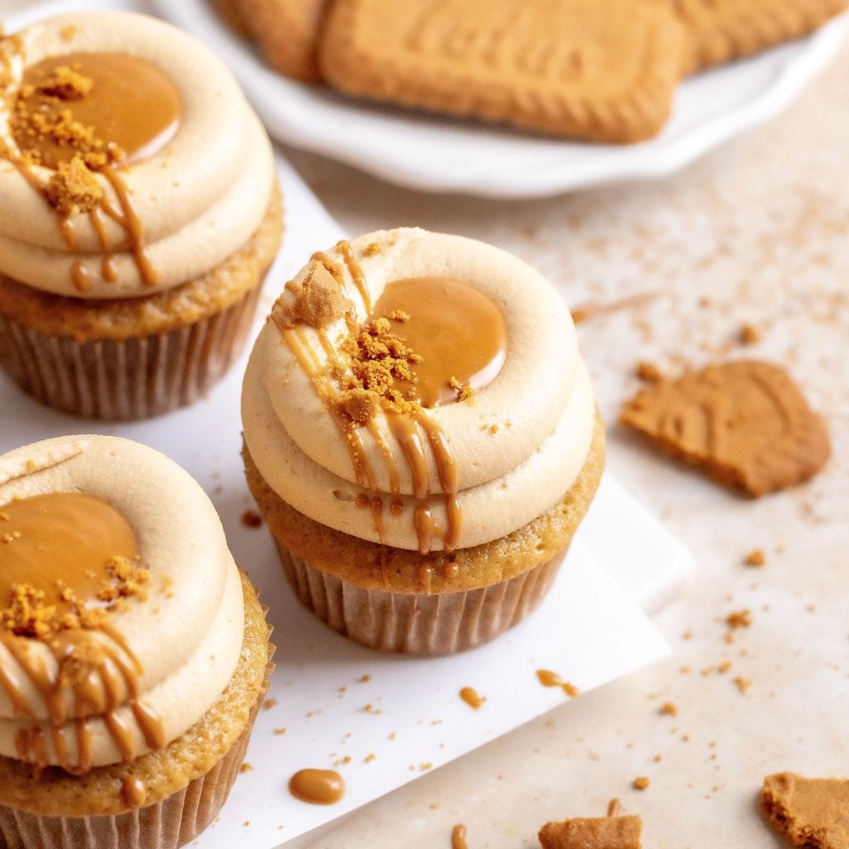 Biscoff Cupcakes