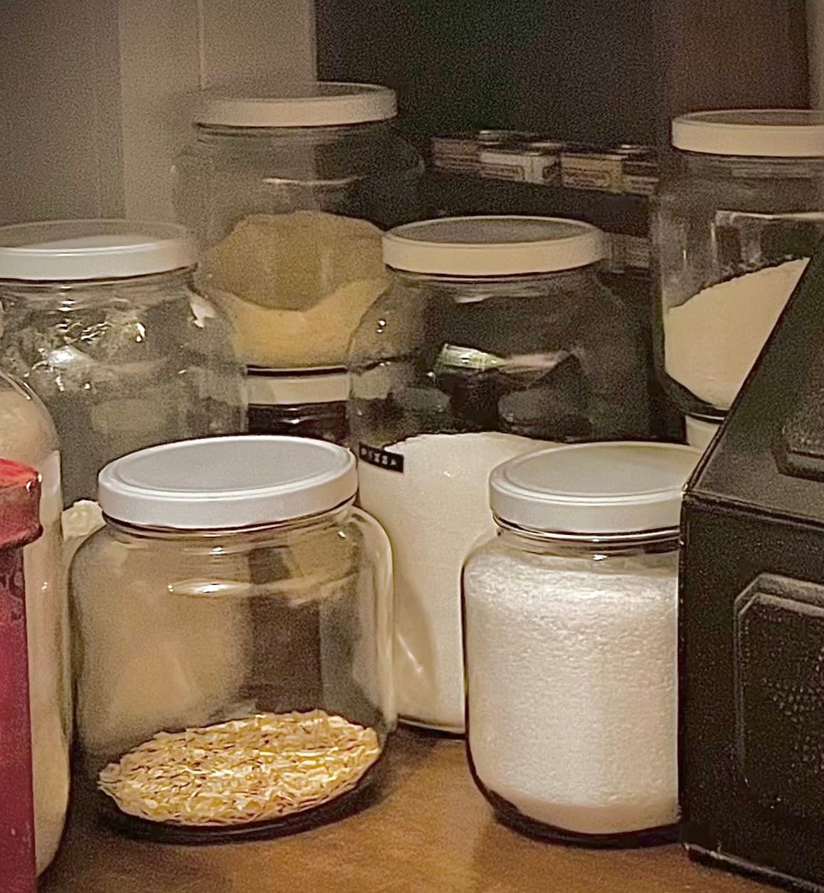 Gallon & Half Gallon Wide Mouth Jars, with Metal Lids