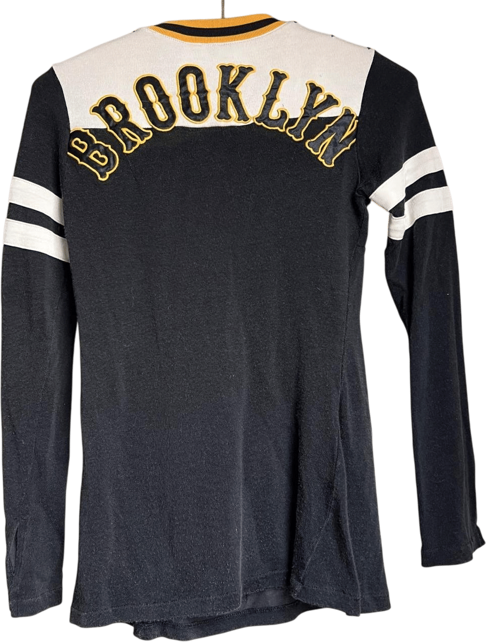 Brooklyn Striped Sleeve Long-Sleeve Shirt