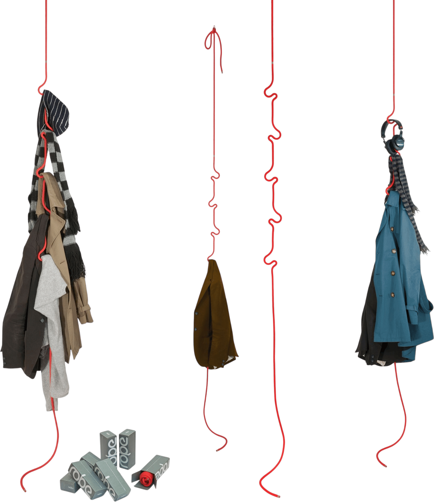 Dramatic but playful clothing rack!