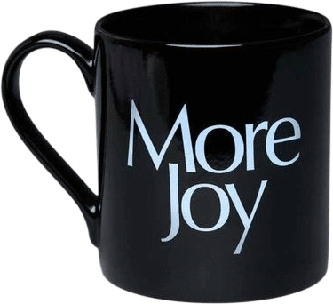 Christopher Kane More Joy Black Mugs Set of Six