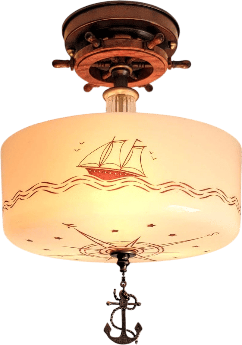 Vintage Nautical Ceiling Light