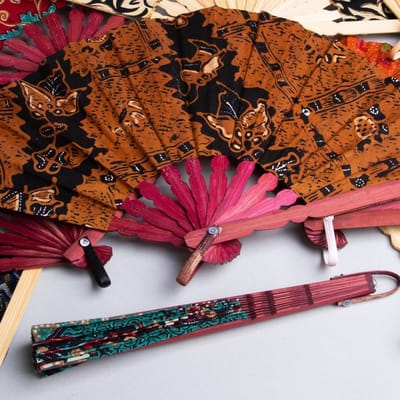 Batik Hand Fan