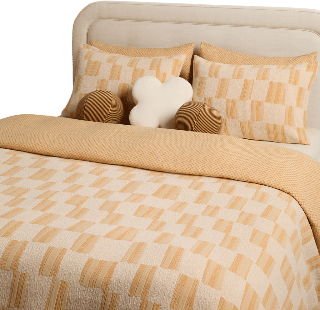 Ikoni Cotton Coverlet by Sarah Sherman Samuel