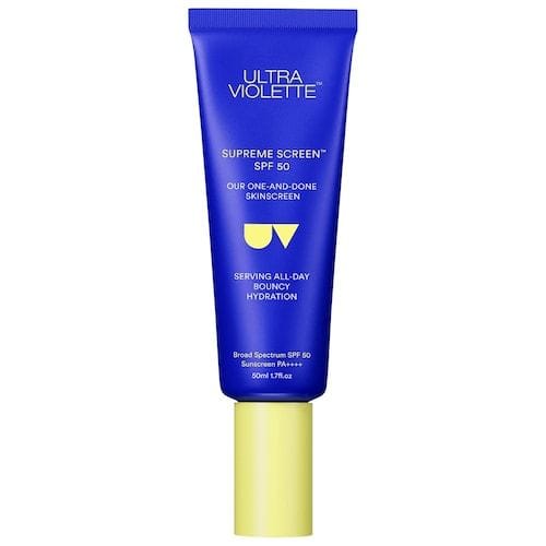 Supreme Screen SPF 50 Facial Sunscreen Moisturizer and Primer - Ultra Violette | Sephora
