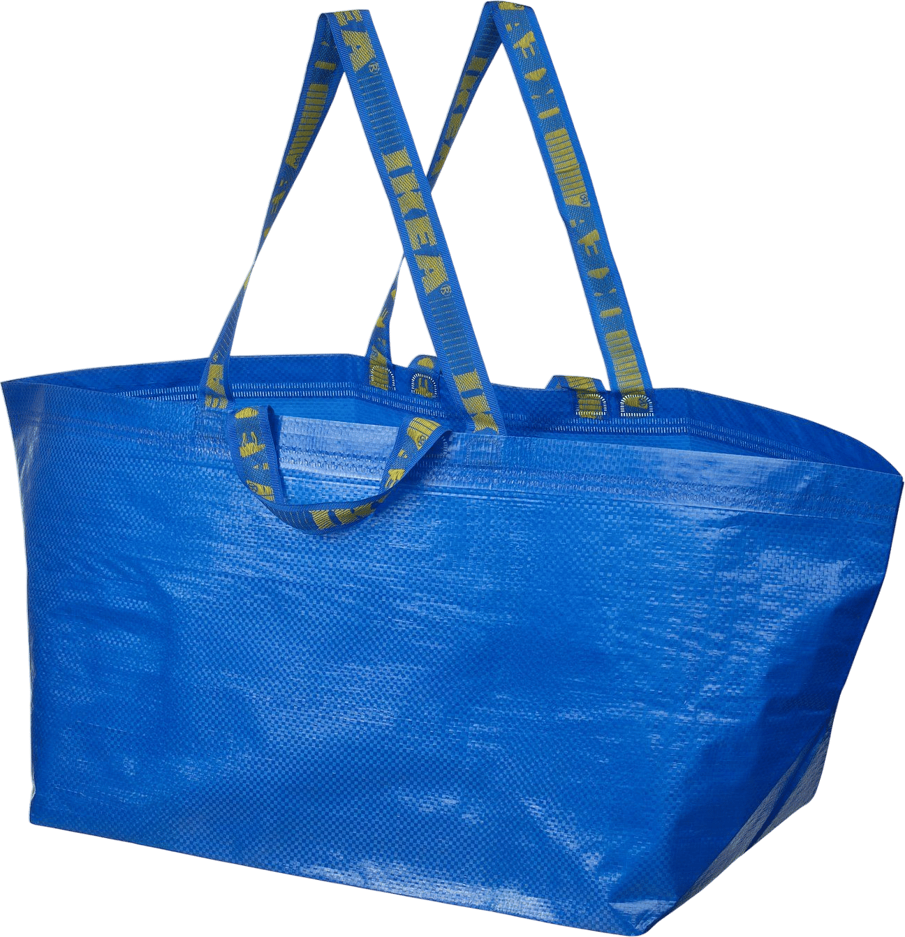 FRAKTA shopping bag, large, blue, 21 ¾x14 ½x13 ¾"/19 gallon - IKEA