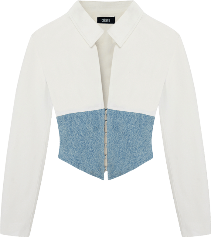 CEKETTE Nina Blazer in White