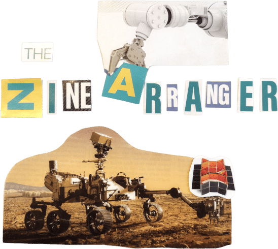 Nash High's zine arranger