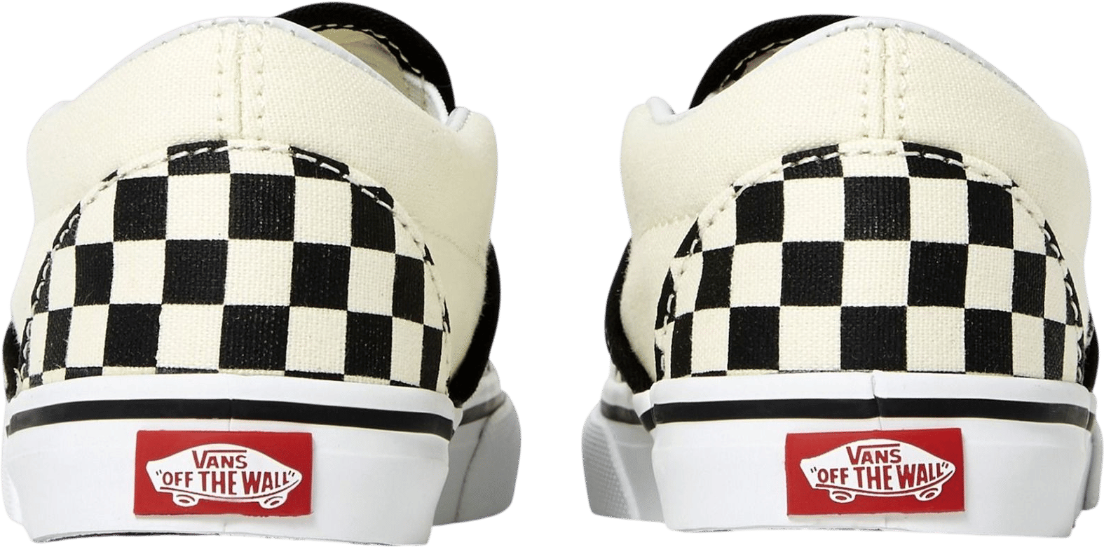 Vans classic checkerboard slip ons