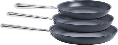 Pre-Seasoned Carbon Steel Frying Pan Set