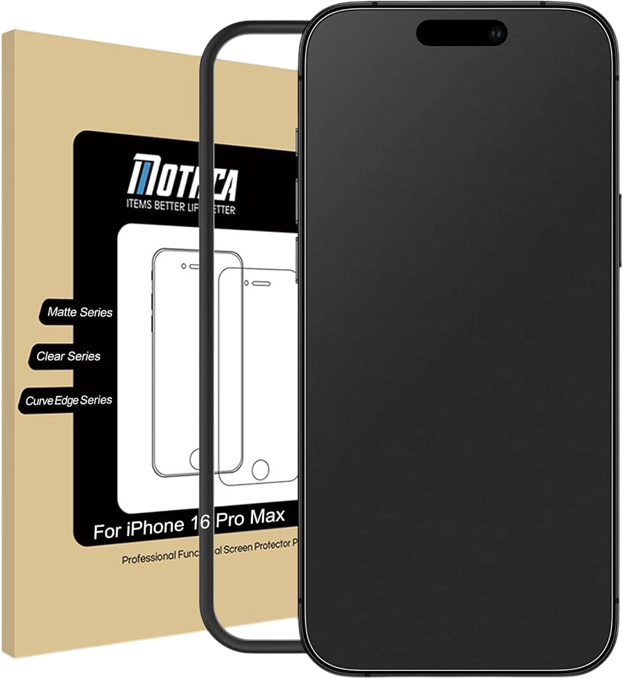 Mothca Matte Glass Screen Protector for iPhone 16 Pro Max