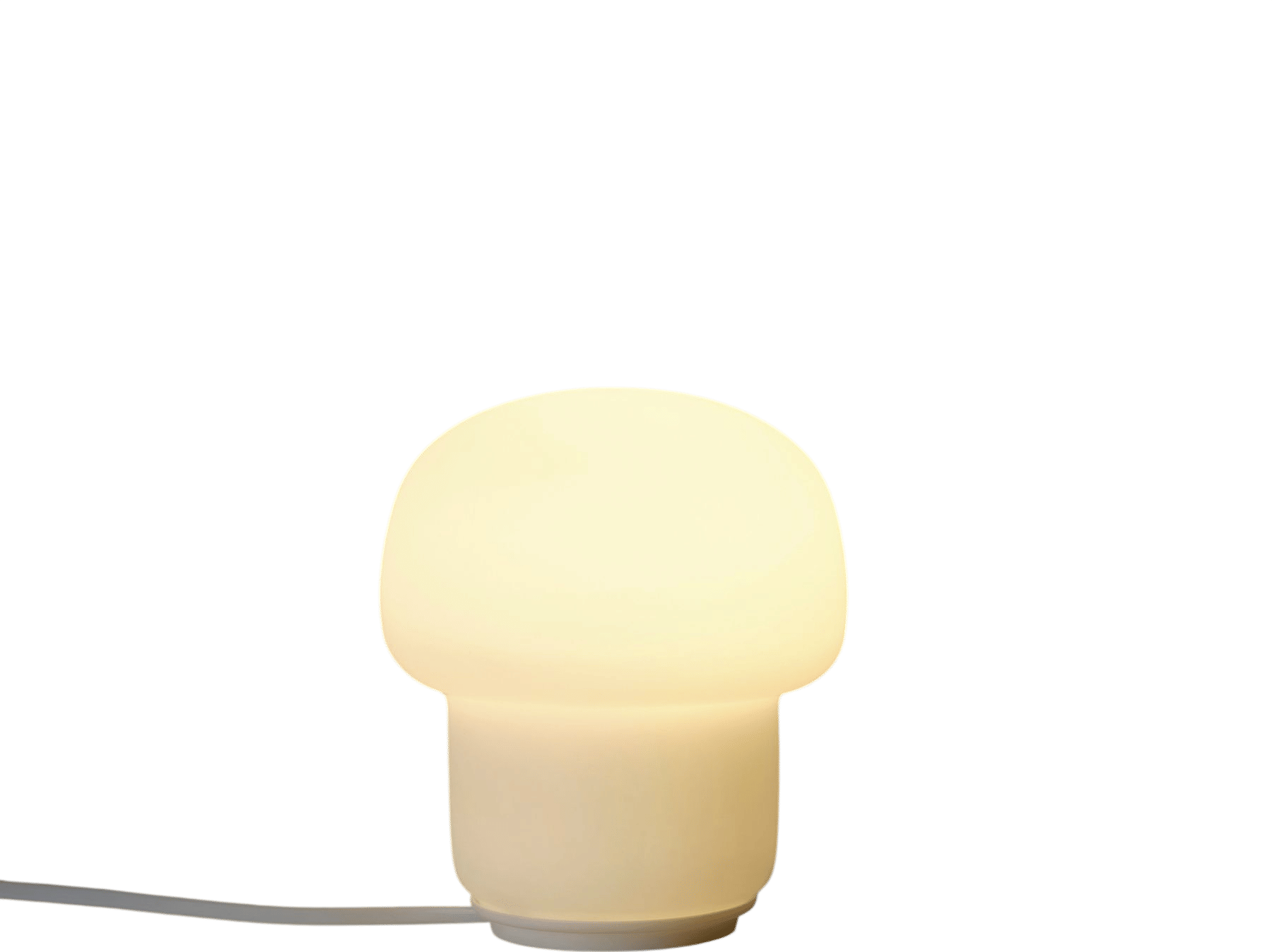 IKEA TOKABO Table lamp, glass opal