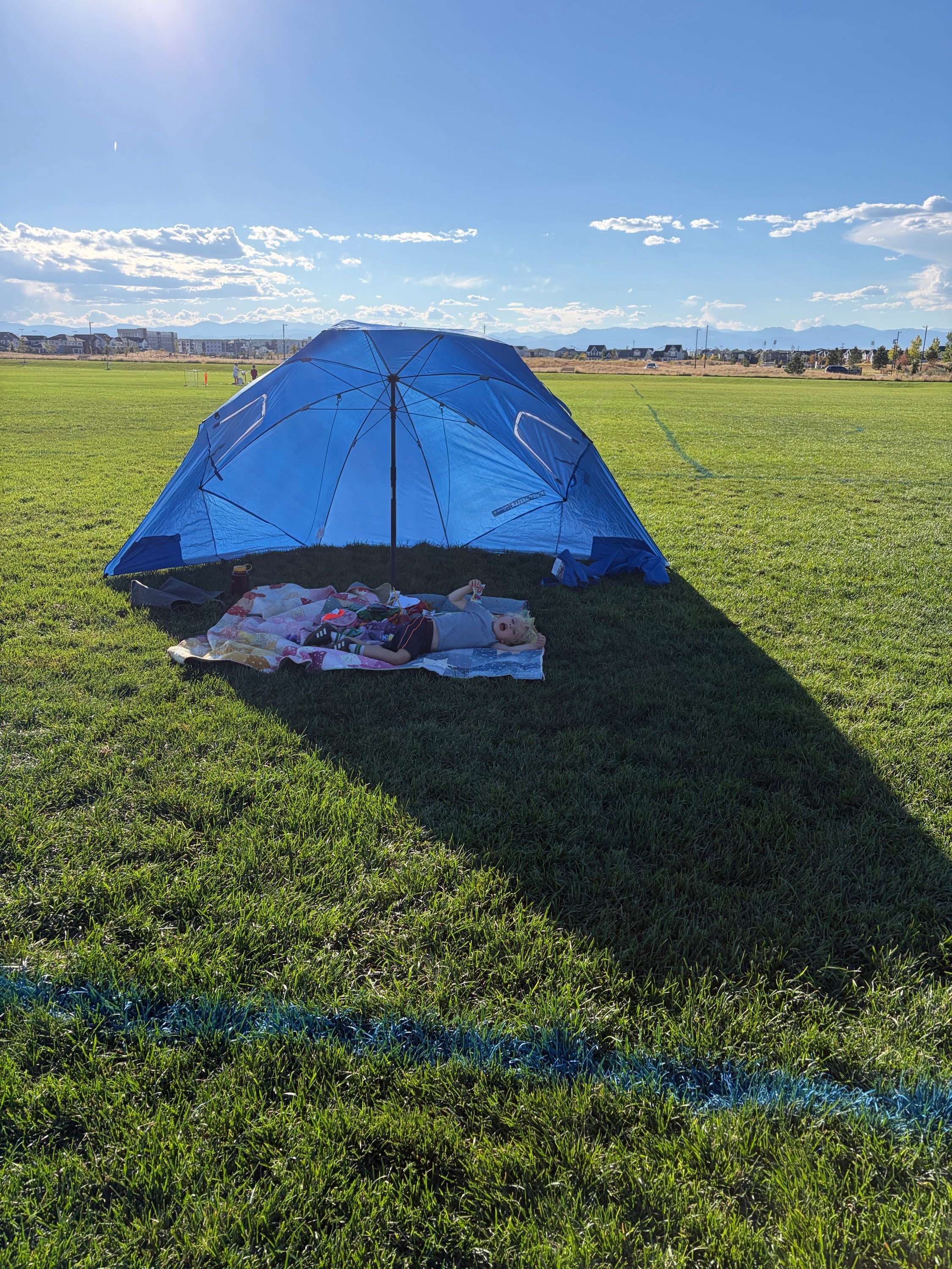 Sport brella for sun protection