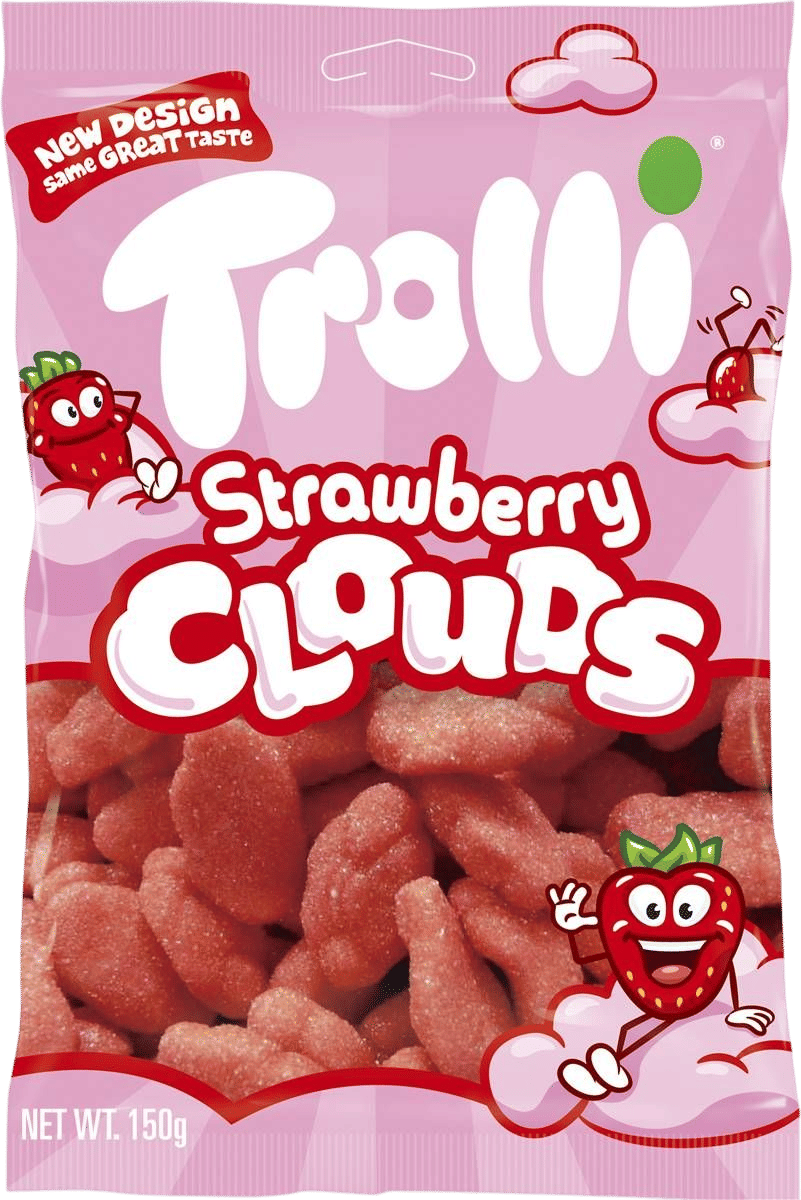 Trolli Clouds Jellies, Strawberry