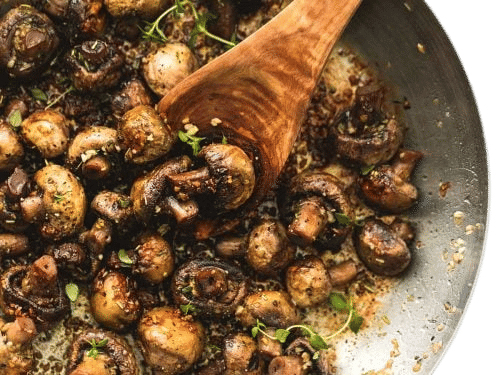 Sautéed mushrooms