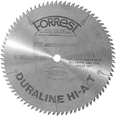 Duraline 10-Inch 80 Tooth Melamine and Plywood Cutting Saw Blade