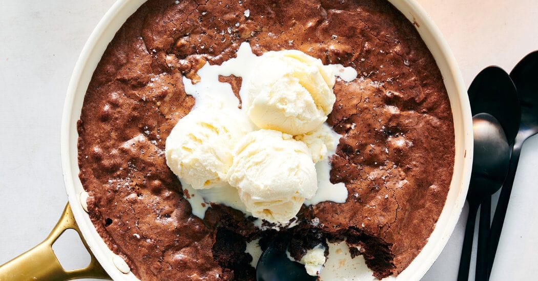 NYT Easy Skillet Brownies