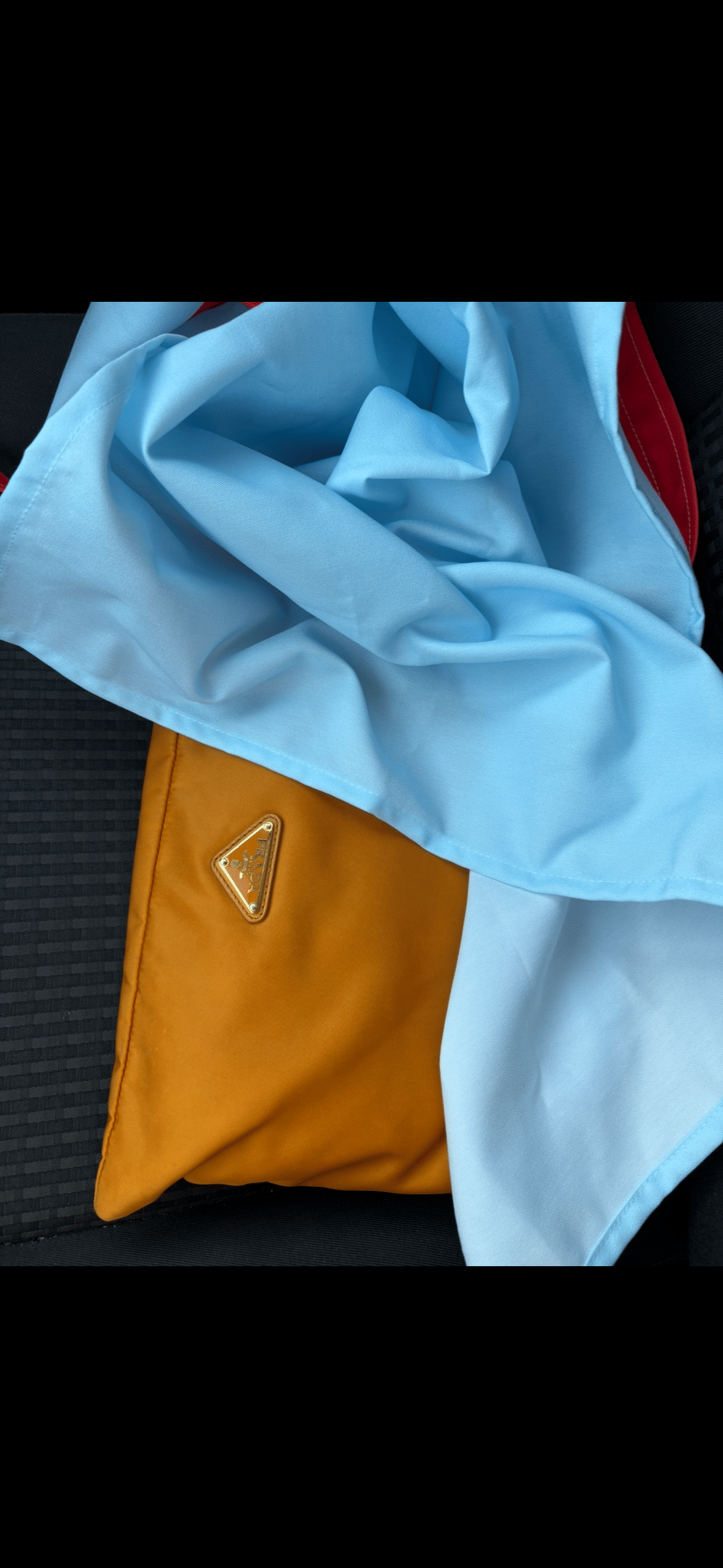 Prada nylon pouches