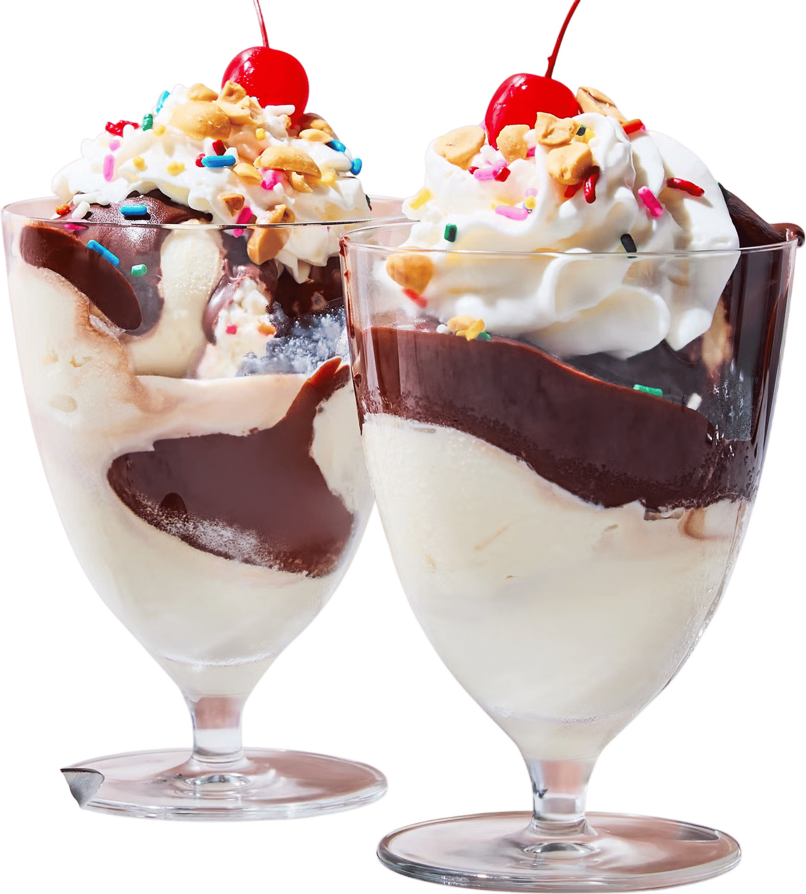 Hot fudge sundae fixings
