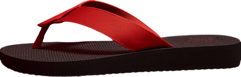 Woven Thong Strap Flip Flops